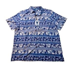 New Havana Jim Hawaiian Short Sleeve Shirt Size XXL‎